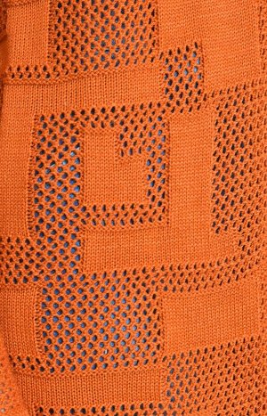 Кардиган вязаный 1176 цвет оранжевый