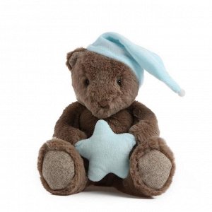 Мягкая игрушка «Мишка со звездой», цвет голубой