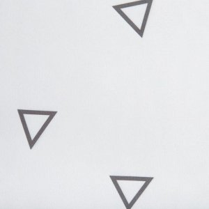 Кoмплект тюлей "" Black triangle, 145*260 см-2 шт, 100% п/э