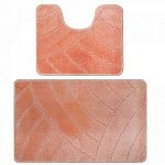 Комплект ковриков для в/к BANYOLIN CLASSIC из 2 шт 50х80/50х40см 11мм (персиковый) 1/25
