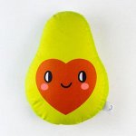 Подушка декоративная Этель &quot;Сердце авокадо&quot; 32х40 см, велюр, 100% п/э