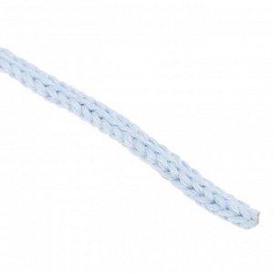 Шнур для рукоделия хлопковый  100% хлопок 4 мм, 50м/140гр (голубой)