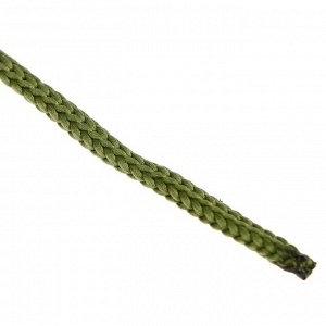 Шнур для рукоделия полиэфирный  4 мм, 50м/110гр (оливковый)