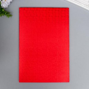 Фоамиран голограмма «Красный», 1.8 мм, набор 5 листов, 20x30 см