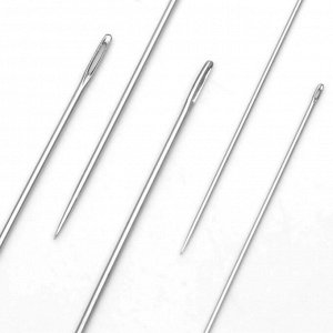 Иглы швейные с нитевдевателем «Ассорти», d = 0,6 / 0,9 мм, 3,6 - 5,8 см, 23 шт