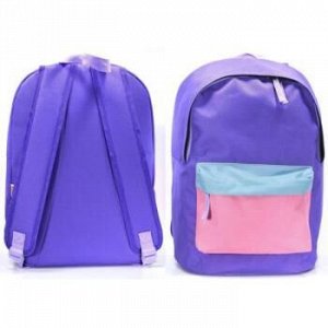 Рюкзак молодежный "STREET BASIC" 38х28х15 см фиолетово-розовый РЮК38КР-ФР Creativiki {Китай}