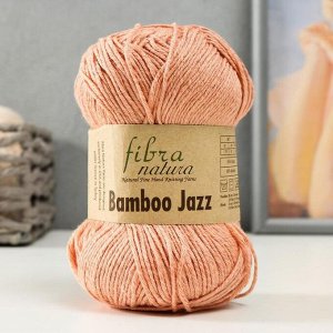 Пряжа "Bamboo Jazz"  50% Хлопок, 50% Бамбук 132м/50 гр (226 т.персик)