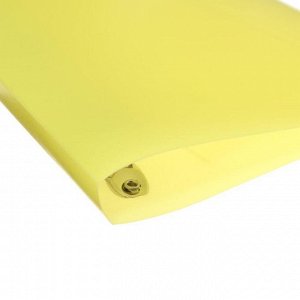 Папка на 4 кольцах А4 пласт 18мм 500мкм Calligrata желтый неон