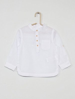Рубашка с воротником на пуговицах Eco-conception