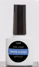 Топ для гель-лака Top Сoat White Flakes SOFT TOUCH, 7 мл