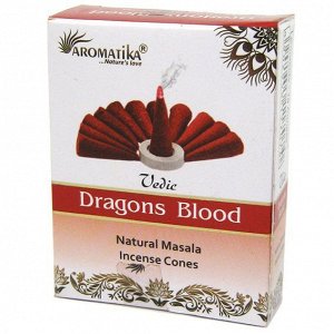 Vedic конусные благовония Dragon Blood Кровь Дракона масала