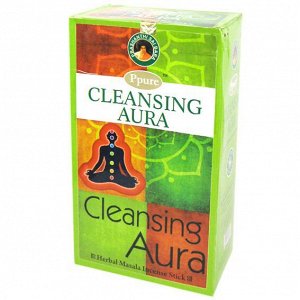 Прямоуг. благовония Cleaning Aura Очищение ауры 15 гр. блок 12шт.