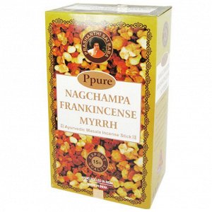 Прямоуг. благовония Frankincense Myrrh Ладан Мирра 15 гр. блок 12шт.