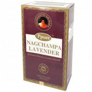 PPURE прямоуг. благовония Lavender Лаванда 15 гр. блок 12шт.