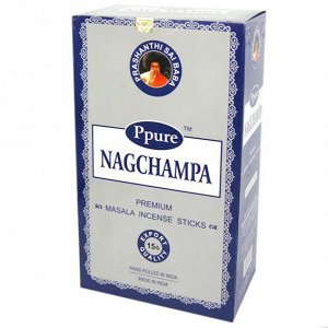 Прямоуг. благовония Nagchampa Blue Sliver Наг Чампа 15 гр. блок 12шт.