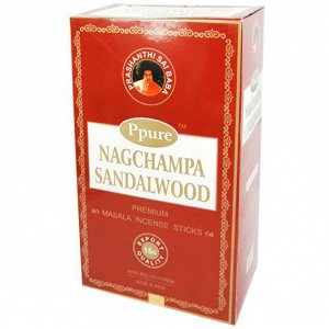 PPURE прямоуг. благовония Sandalwood Сандаловое дерево 15 гр. блок 12шт.