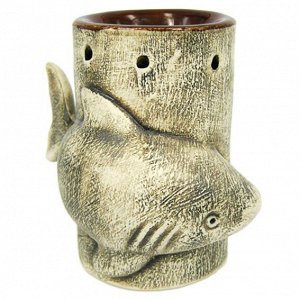 N506-34 Аромалампа Акула, керамика 10,5х14 см