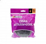 Губка металлическая оцинкованная ПЛЕТЁНКА, 40 г, PATERRA 1 шт. в упаковке