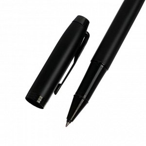 Ручка-роллер Parker IM Achromatic Black BT корпус из нержавеющей стали, чёрный матовый, чёрные чернила (2127743)