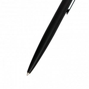 Ручка шариковая Parker Jotter XL Monochrome Black BT, корпус из нержавеющей стали, синие чернила
