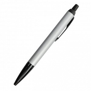Ручка шариковая Parker IM Achromatic Grey BT корпус из нержавеющей стали, серый матовый, синие чернила (2127752)