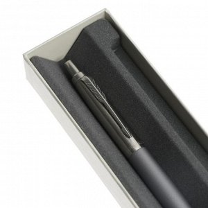 Ручка шариковая Parker Jotter XL K69 Matte Grey CT M, корпус из нержавеющей стали, синие чернила