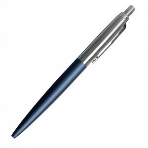 Ручка шариковая Parker Jotter XL K69 Matte Blue CT M, корпус из нержавеющей стали, синие чернила