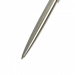 Ручка шариковая Parker Jotter XL Monochrome Stainless Steel CT , корпус из нержавеющей стали серебристый, синие чернила (2122756)
