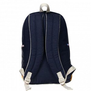 Рюкзак молодёжный, Merlin, 43 x 30 x 18 см, эргономичная спинка, синий