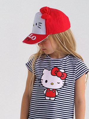 Кепка Состав: 100% хлопок
Цвет: белый, красный
Год: 2021
*	Бейсболка Hello Kitty из 100% хлопка
*	регулируемая застёжка на липучке
*	декор-бантик