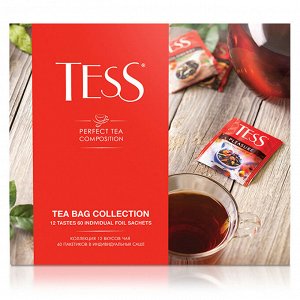 Чай Тесс Набор коллекция чая 12 видов 100г