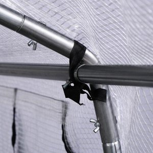 Каркас теплицы "Олимпия" оцинк., 4х3х2 м, труба 25 мм, с тентом из армированной пленки