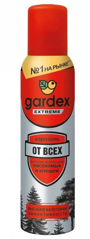 GARDEX® Extreme Аэрозоль от летающих насекомых и клещей 150 мл