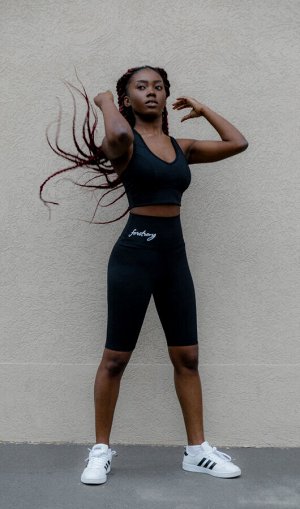 Biker shorts basic black