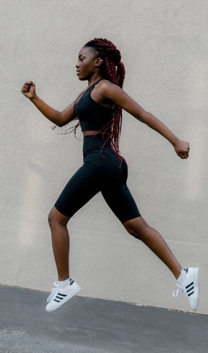 Biker shorts basic black