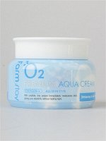 Крем для лица увлажняющий и омолаживающий с кислородом и пептидами O2 Farmstay O2 Premium Aqua Cream- 100g