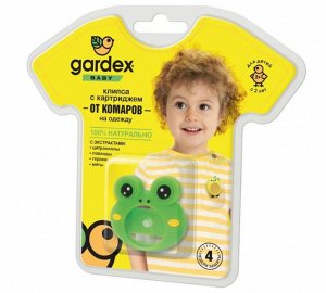 GARDEX® Baby Клипса от комаров со сменным картриджем