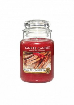 Сверкающая корица Sparkling Cinnamon 623 гр / 110-150 часов Yankee Candle