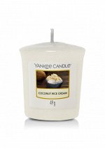 Кокосовый крем Coconut rice cream 49 гр / 15часов Yankee Candle