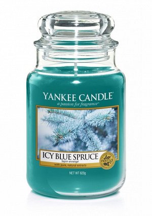 Заснеженная ель Icy Blue Spruce 623 гр / 110-150 часов Yankee Candle