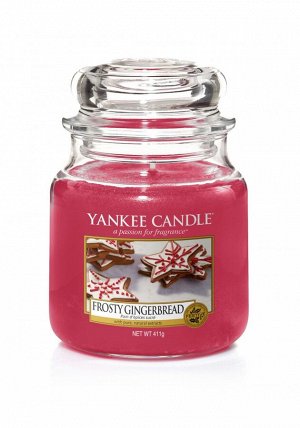 Имбирный пряник с глазурью Frosty Gingerbread 411 гр / 65-90 часов Yankee Candle