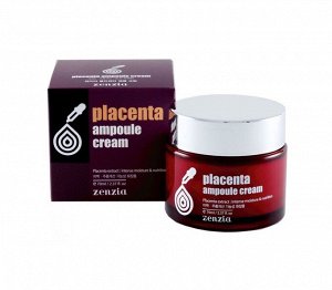 Плацентарный крем для лица Placenta Ampoule Cream, ZENZIA 70 мл