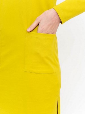 Платье жен.арт.197-4,шартрез желтый