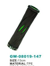 Грипсы -ручка руля GAINWAY GW-08019-147, black/green, 130mm (1/100) пара