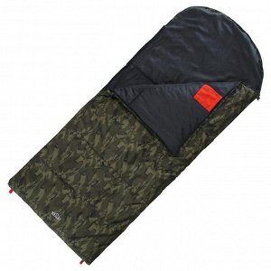 Спальник 4-слойный, R одеяло+подголовник 225 x 100 см, camping comfort cold, таффета/оксфорд, -15°C