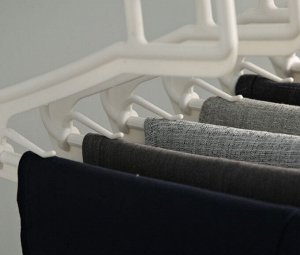 L-образная вешалка для штанов, цвет серый