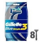 GILLETTE Blue Simple3 Бритвы одноразовые 8шт