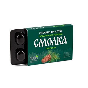 Жевательная резинка "Смолка таежная кедровая " 4 гр, 5шт