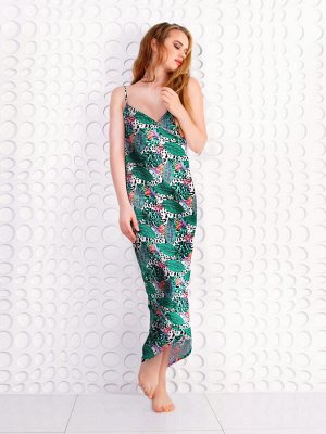 VisAVis Легкое пляжное платье-саронг из принтованного вискозного полотна