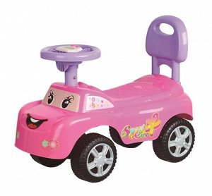 Автомобиль для катания детей (толокар) 618В (розовый)